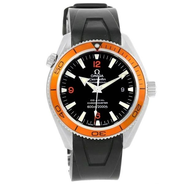 Omega Men's 2909.50.91 'Seamaster' Black Rubber Watch